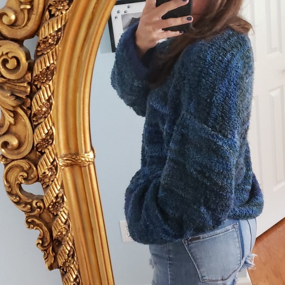 Oversize Slouchy Popcorn Knit Boyfriend Sweater - Picture 4 of 6